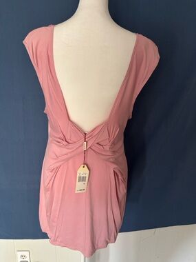 Everyday Washed Rose Cap Sleeve Tunic